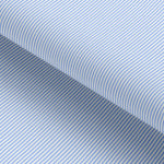 Load image into Gallery viewer, Powder Blue Pin Stripped Cotton Elastic Free Moving Fabric