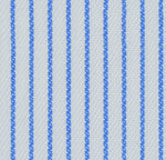 Load image into Gallery viewer, Powder Blue Pin Stripped Cotton Elastic Free Moving Fabric