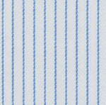 Load image into Gallery viewer, Light Blue Pin stripped Cotton Elastic Free Moving Fabric