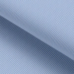 Load image into Gallery viewer, Light Blue Tiny Checkered Cotton Elastic Free Moving Fabric