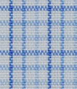 Load image into Gallery viewer, Blue Tiny Checkered Cotton Elastic Free Moving Fabric