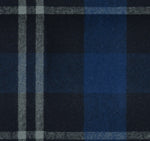 Load image into Gallery viewer, Dark Blue Checkered Cotton Seasonal Leisure Fabric