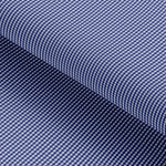 Load image into Gallery viewer, Space Blue Checkered Cotton Nylon Free Moving Fabric
