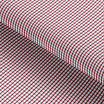 Load image into Gallery viewer, Grid Checked Red Classic Cotton Fabric