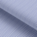 Load image into Gallery viewer, Dark Blue Pencil Linen Stripped Seasonal Leisure Fabric