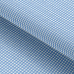 Load image into Gallery viewer, Blue Linen Checkered Seasonal Leisure Fabric