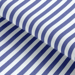 Load image into Gallery viewer, Navy Blue Candy Linen Stripped Seasonal Leisure Fabric
