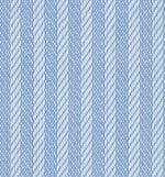 Load image into Gallery viewer, Blue Herringbone Textured Stripped Classic Cotton Fabric