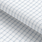 Load image into Gallery viewer, White Gingham Checkered Cotton Wrinkle Free Fabric