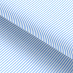 Load image into Gallery viewer, Powder Blue Pencil Stripe Cotton Deluxe Fabric