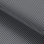 Load image into Gallery viewer, Black Pencil Stripe Cotton Deluxe Fabric