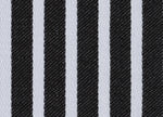Load image into Gallery viewer, Black Pencil Stripe Cotton Deluxe Fabric