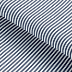Load image into Gallery viewer, Navy Candy Stripe Cotton Deluxe Fabric