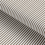 Load image into Gallery viewer, Brown Candy Stripe Cotton Deluxe Fabric
