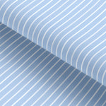 Load image into Gallery viewer, Powder Blue Stripe Cotton Deluxe Fabric