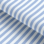 Load image into Gallery viewer, Powder Blue Regency Stripe Cotton Deluxe Fabric