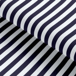 Load image into Gallery viewer, Navy Regency Stripe Cotton Deluxe Fabric