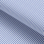 Load image into Gallery viewer, Chevron Stripped Cerulean Blue Classic Cotton Fabric