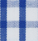 Load image into Gallery viewer, Grid Checked Blue Classic Cotton Fabric