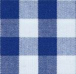Load image into Gallery viewer, Gingham Checkered Blue Classic Cotton Fabric