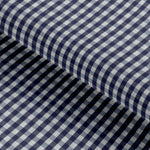 Load image into Gallery viewer, Black Checkered Cotton Seasonal Leisure Fabric