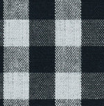 Load image into Gallery viewer, Black Checkered Cotton Seasonal Leisure Fabric