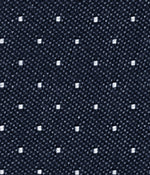 Load image into Gallery viewer, Navy Blue Swiss Self Dotted Cotton Deluxe Fabric