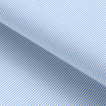 Load image into Gallery viewer, Blue Pencil Stripped Cotton Deluxe Fabric