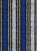 Load image into Gallery viewer, Blue Bayadere Stripped Knitted Fabric