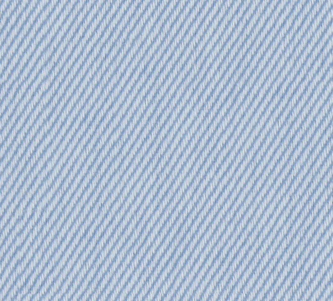 Solid Powder Blue Cotton Fabric Business Travel