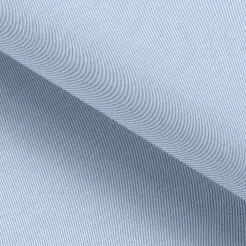 Solid Powder Blue Cotton Fabric Business Travel