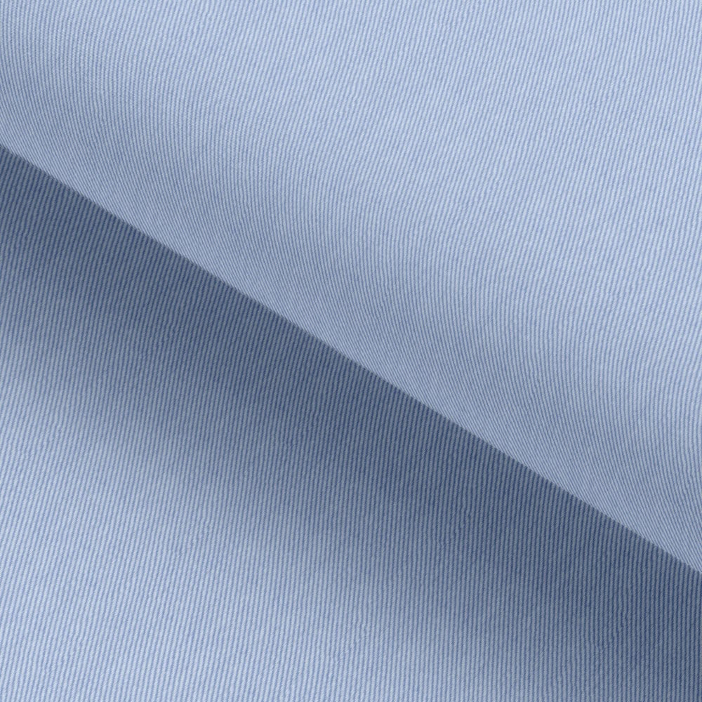 Solid Eye Blue Cotton Fabric Business Travel