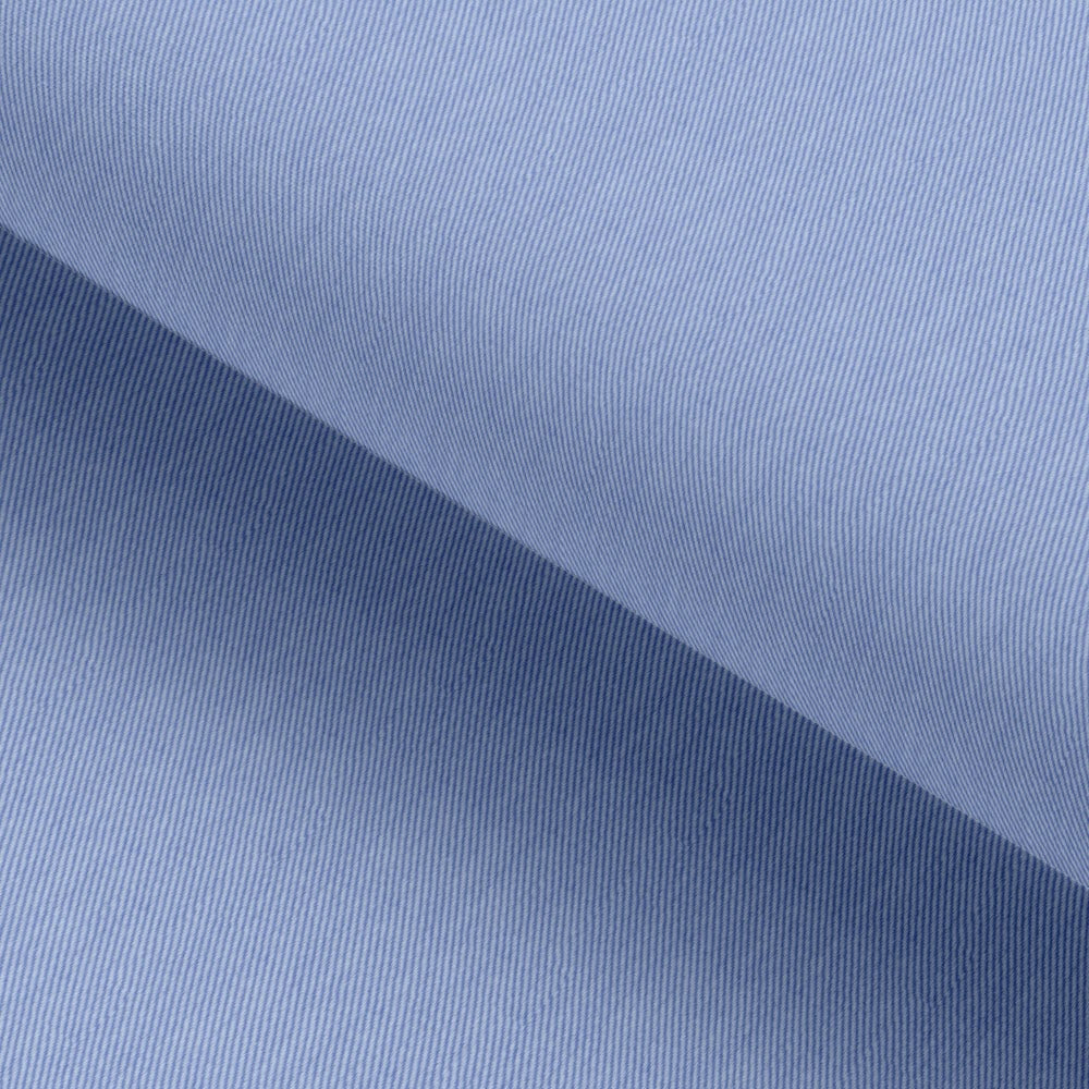 Solid Slate Blue Cotton Fabric Business Travel