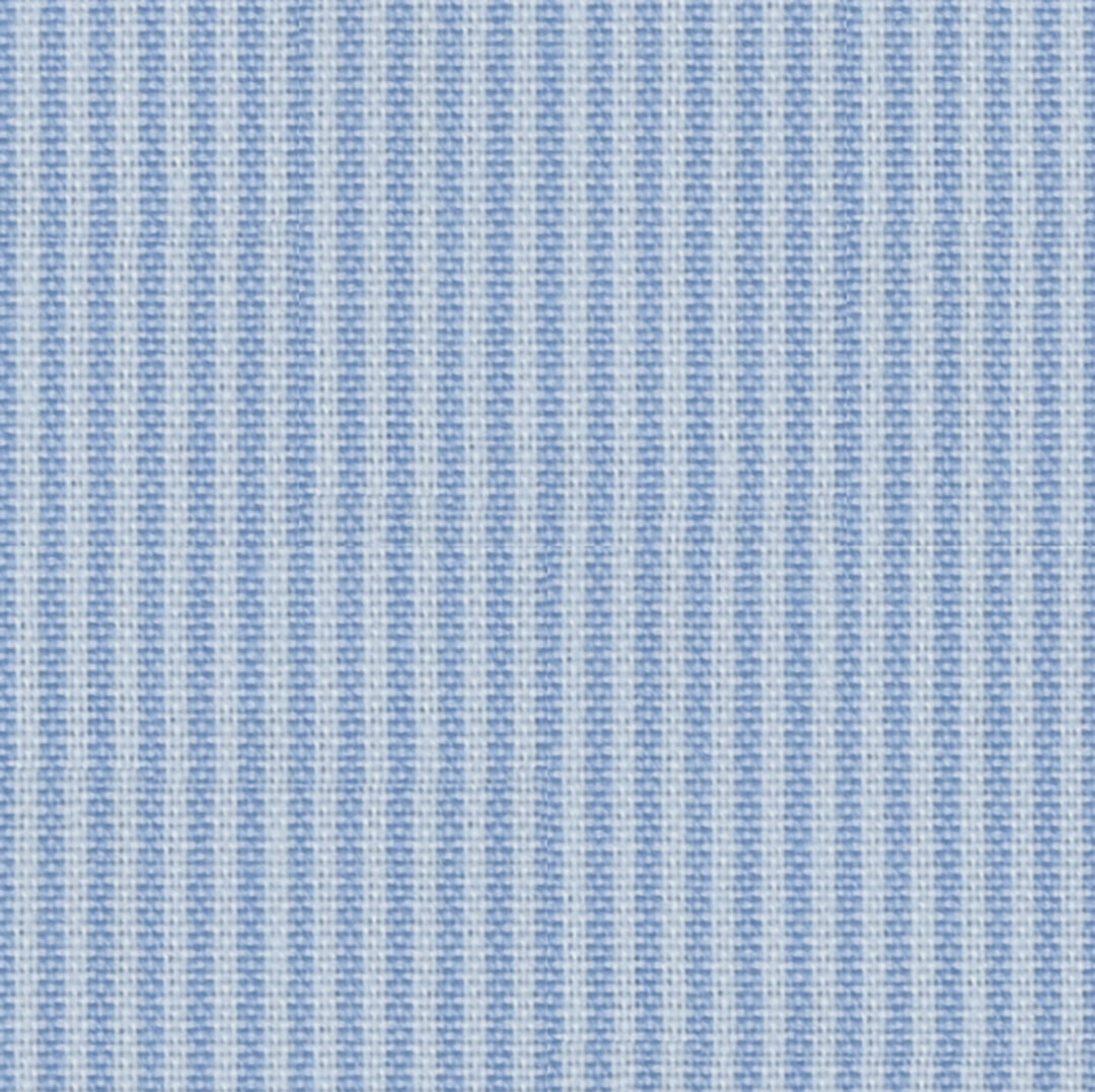 Columbia Blue Pin Stripped Cotton Fabric Business Travel