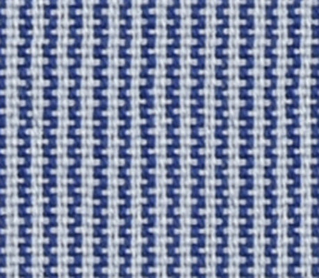 Persian Blue Pin Stripped Cotton Fabric Business Travel