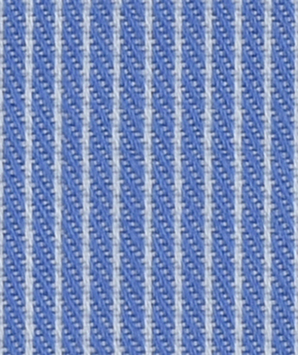 Indigo Blue Pin Stripped Cotton Fabric Business Travel