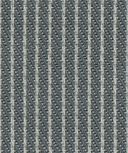 Pewter Grey Pin Stripped Cotton Fabric Business Travel