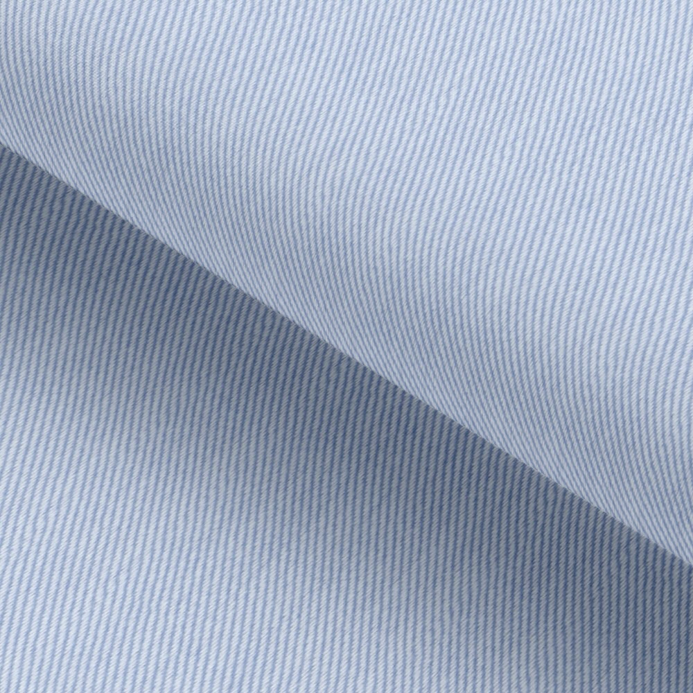 Plain Beau Blue Cotton Fabric Business Travel