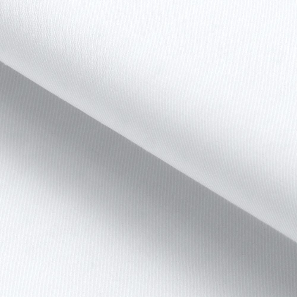 Plain Pearl White Cotton Fabric Business Travel