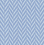 Blue Tiny Herringbone Textured Cotton Fabric Business Travel