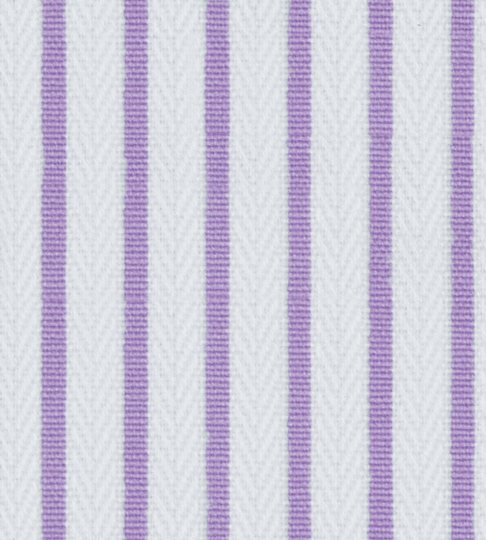 Wisteria Stripes Cotton Fabric Business Travel