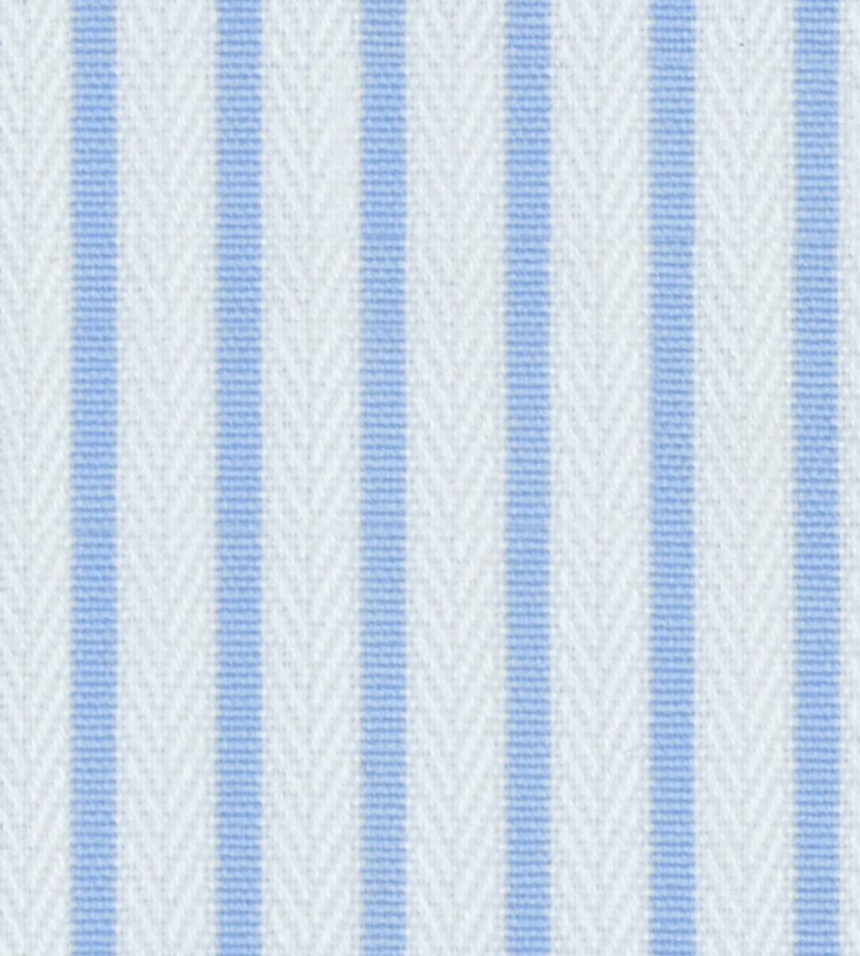 Blue Stripes Cotton Fabric Business Travel