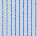 Load image into Gallery viewer, Powder Blue Pin Stripped Cotton Elastic Free Moving Fabric
