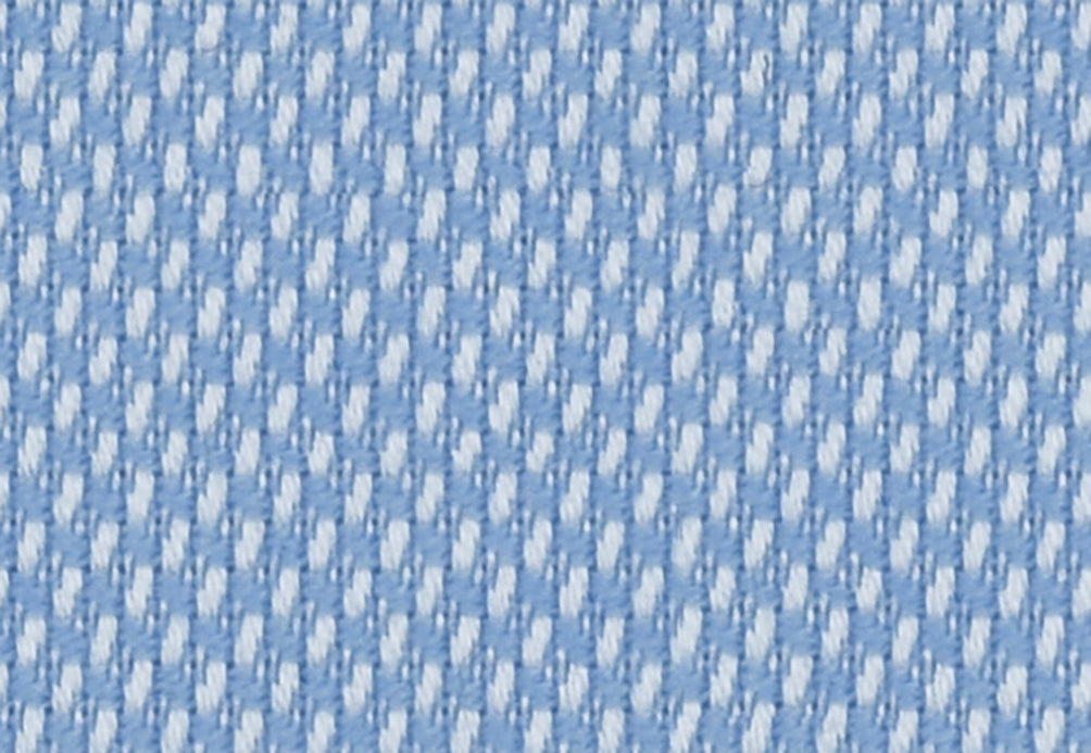 Blue Solid Textured Cotton Elastic Free Moving Fabric