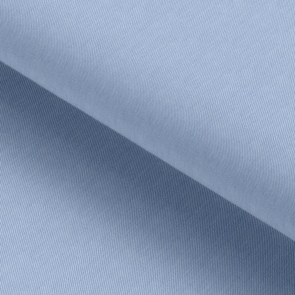 Light Blue Solid Cotton Elastic Free Moving Fabric