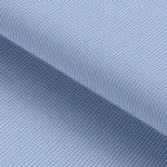 Load image into Gallery viewer, Light Blue Tiny Checkered Cotton Elastic Free Moving Fabric
