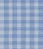 Load image into Gallery viewer, Light Blue Tiny Checkered Cotton Elastic Free Moving Fabric
