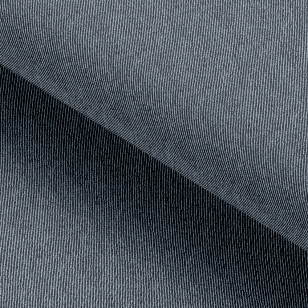 Steel Grey Solid Textured Cotton Seasonal Leisure Fabric