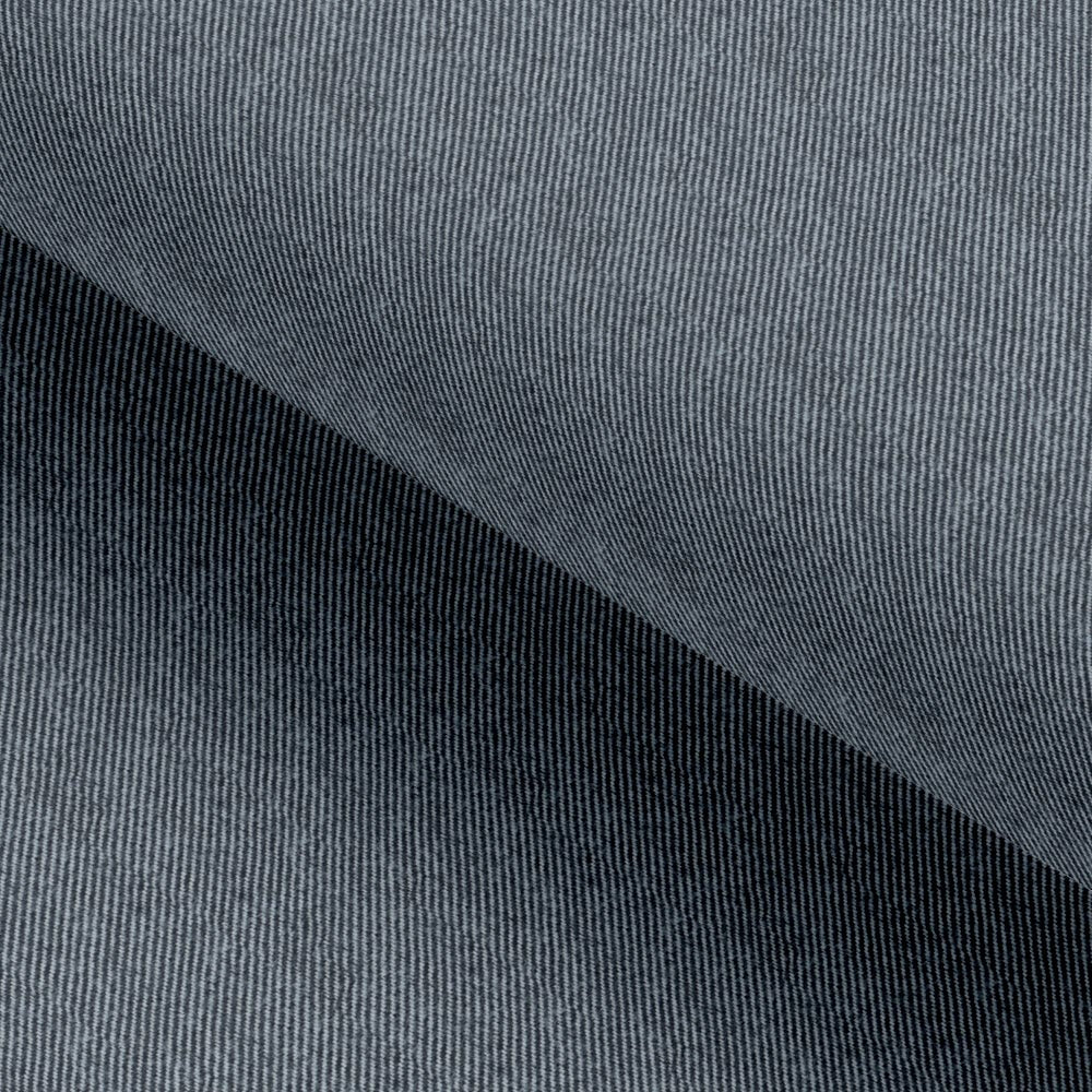 Slate Grey Solid Textured Cotton Seasonal Leisure Fabric