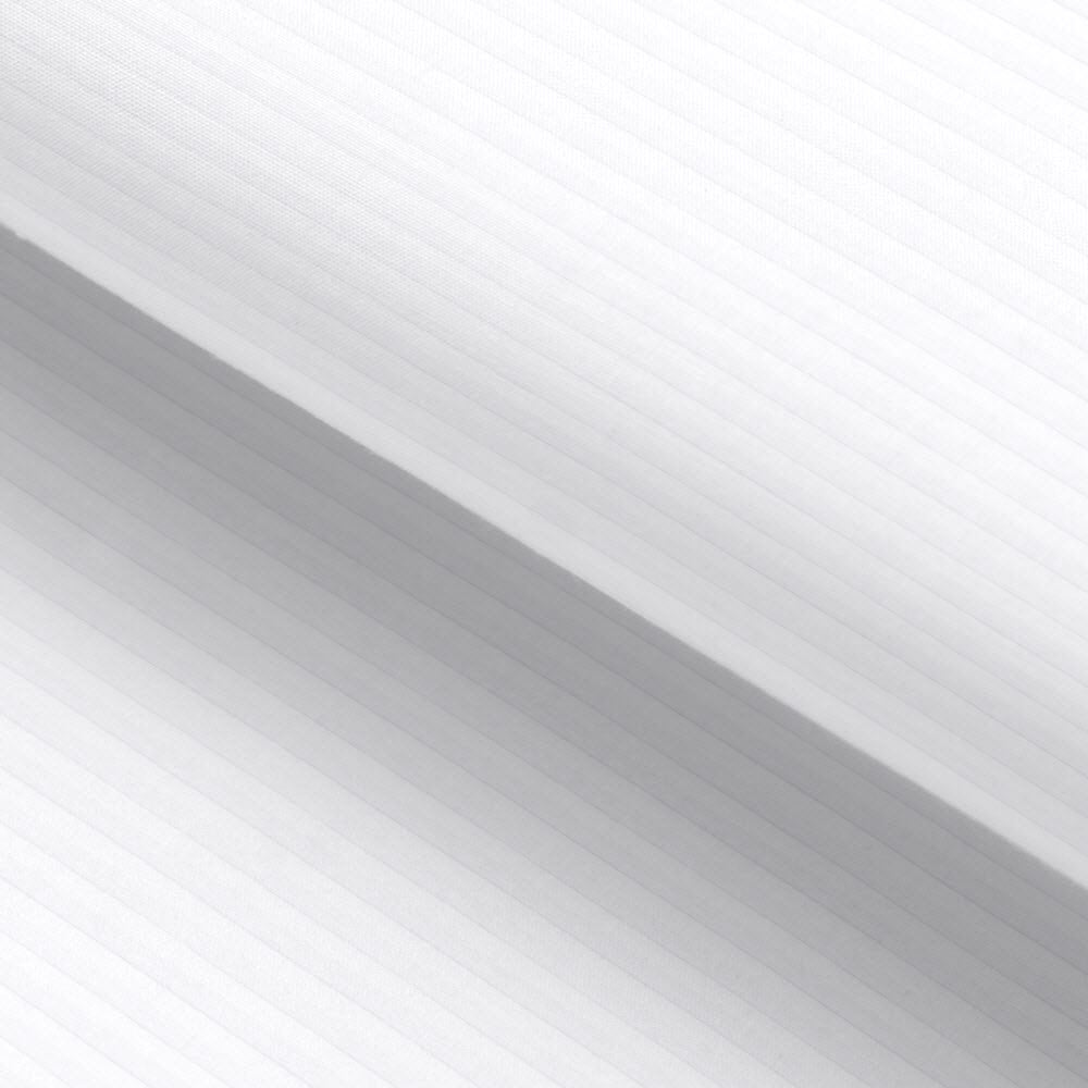 White Horizontal Stripped Classic Cotton Fabric